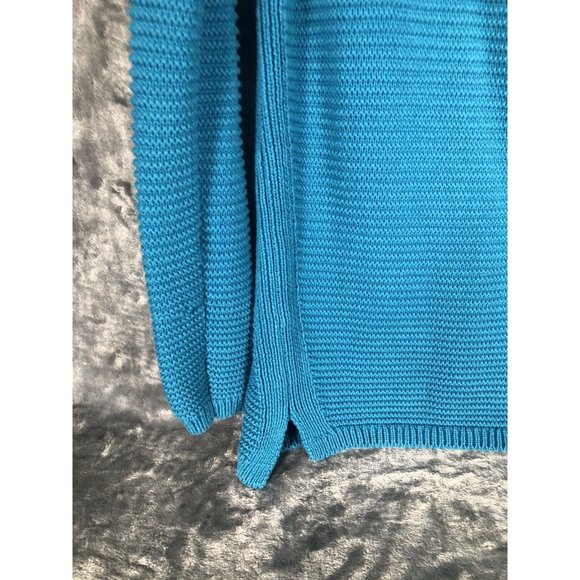 Wool Overs Sweater Woman’s Adult Size Large Blue - Picture 4 of 11